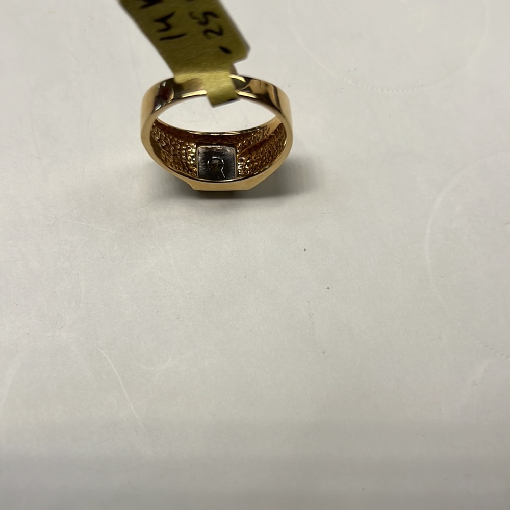 Diamonds 14k Solid Gold Ring - image 6